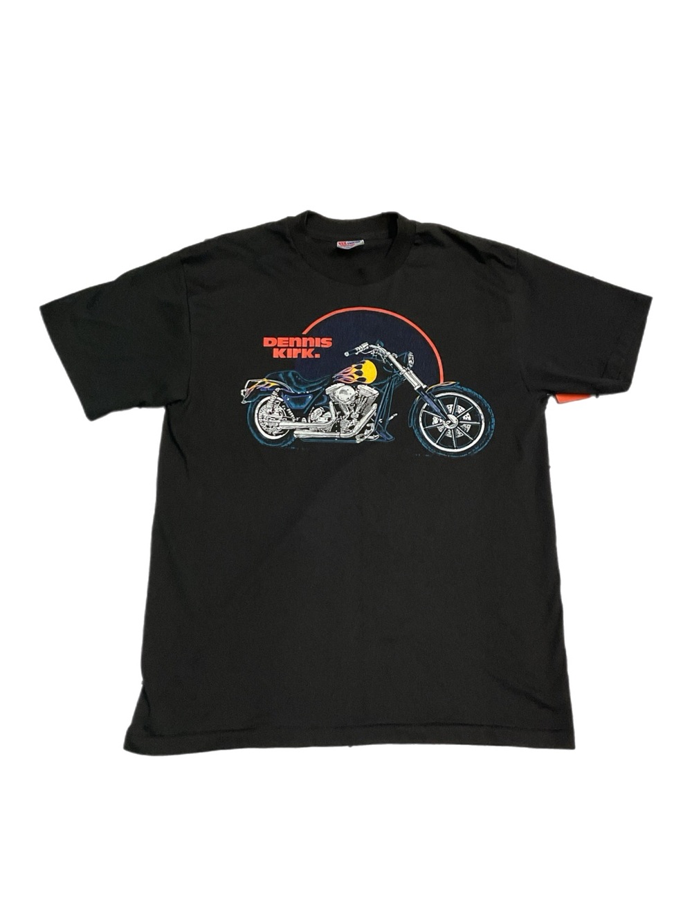 Vintage 1990s Dennis Kirk motorcycle Single stitch T-shirt